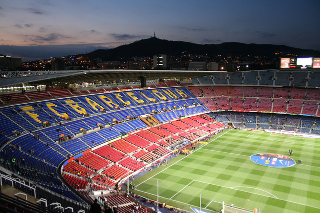 Stadion Camp Nou w Barcelonie